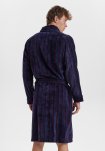 Badekåbe, 100% velour bomuld, Stribet
