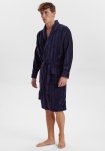 Badekåbe, 100% velour bomuld, Stribet