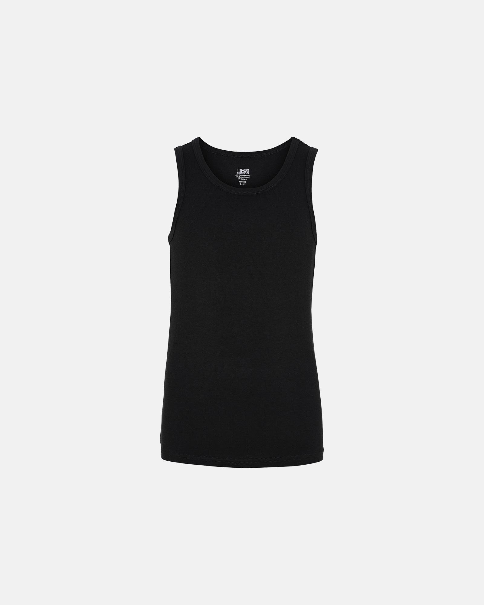Tanktop "kids" 2-pak | Bambusviskose | Sort -JBS Tanktop "kids" 2-pak | Bambusviskose | Sort -JBS