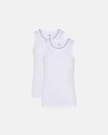 Tanktop "kids" 2-pak | Bambusviskose | Hvid -JBS
