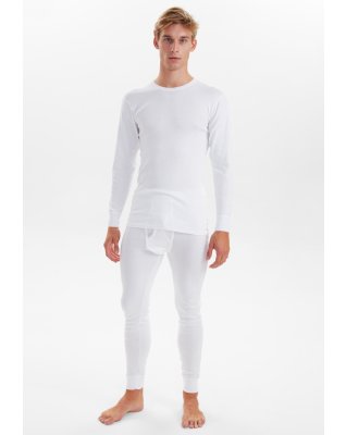 Langærmet t-shirt "original" | 100% bomuld | Hvid -JBS