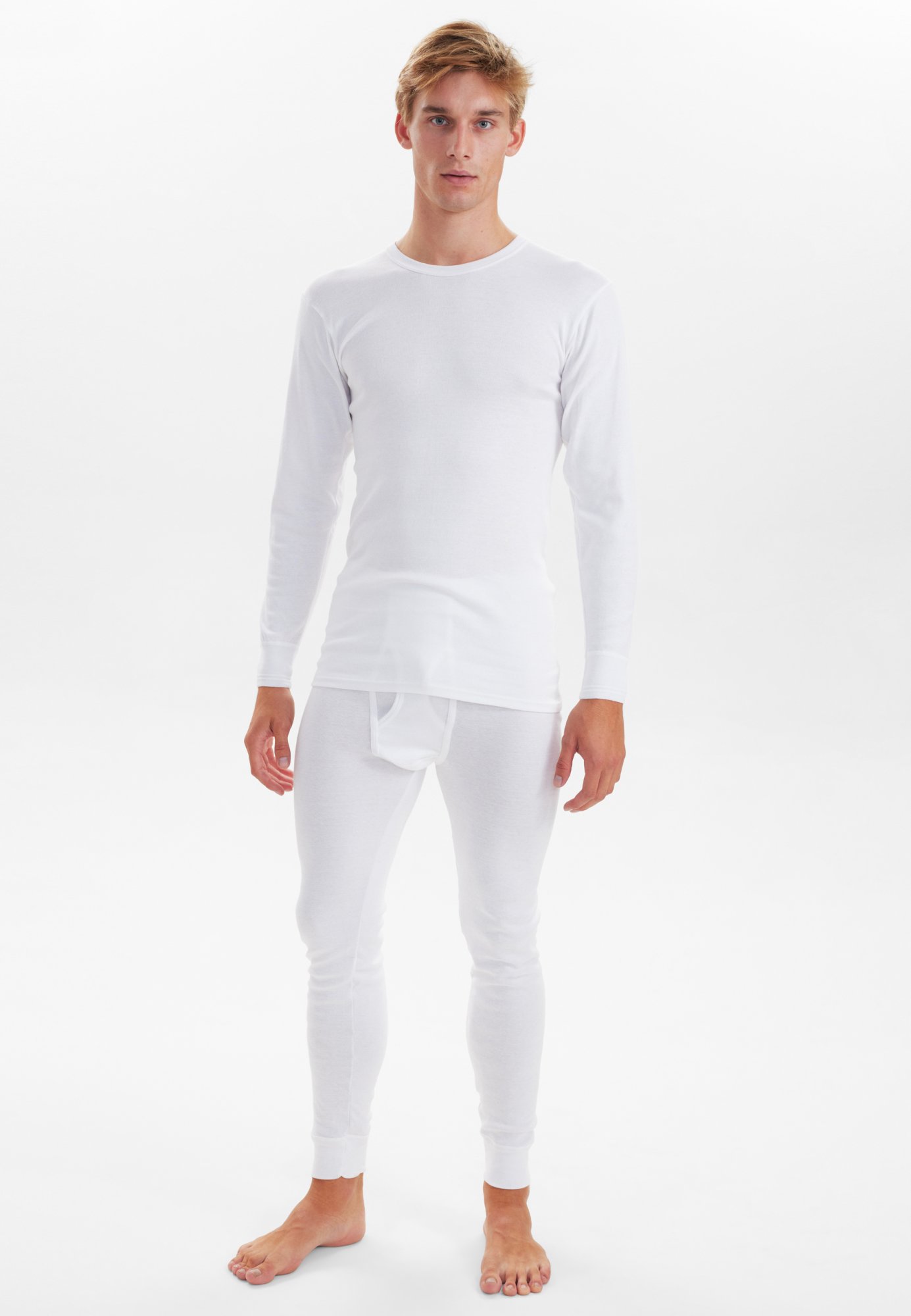 Langærmet t-shirt "original" | 100% bomuld | Hvid -JBS Langærmet t-shirt "original" | 100% bomuld | Hvid -JBS