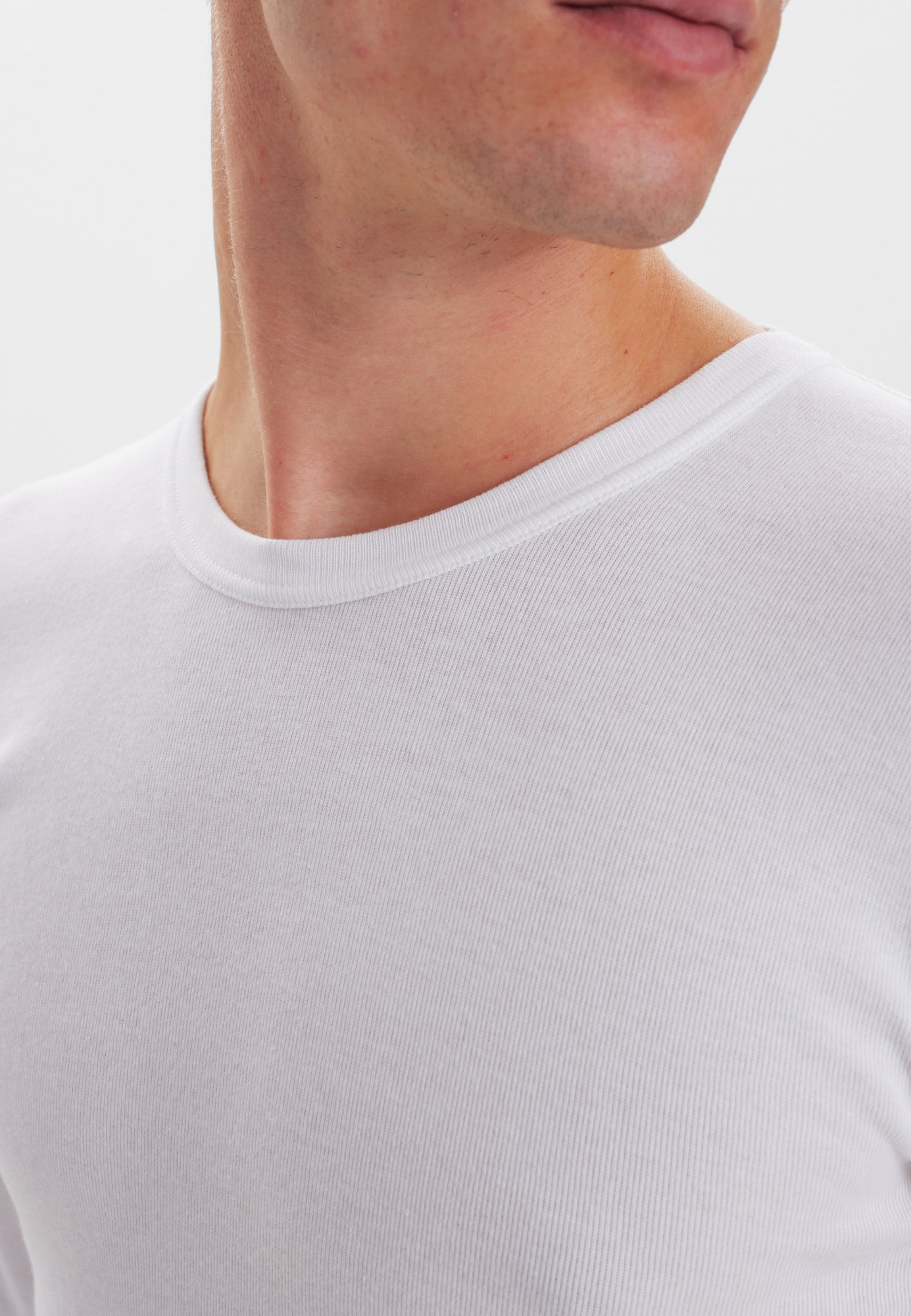 Langærmet t-shirt "original" | 100% bomuld | Hvid -JBS Langærmet t-shirt "original" | 100% bomuld | Hvid -JBS