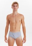 Briefs m. gylp "original", 100% bomuld, Grå