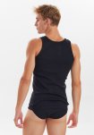 Tanktop 2-pak, 100 % økologisk bomuld, Sort