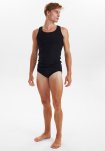 Tanktop 2-pak, 100 % økologisk bomuld, Sort