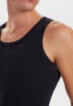 Tanktop 2-pak, 100 % økologisk bomuld, Sort