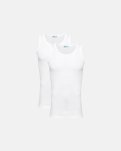 Tanktop 2-pak | 100 % økologisk bomuld | Hvid -JBS