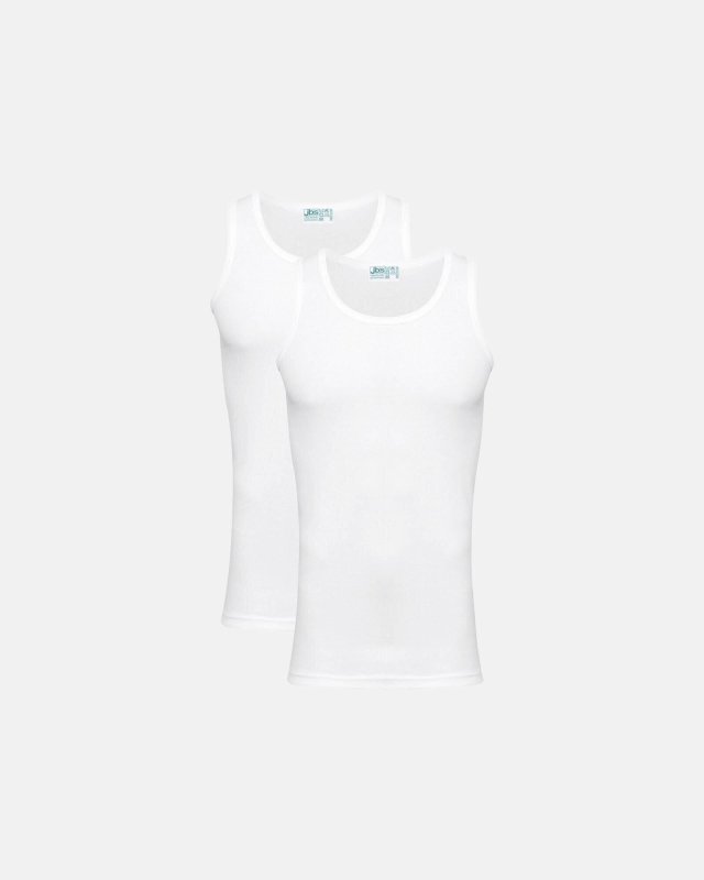 Tanktop 2-pak | 100 % økologisk bomuld | Hvid