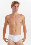 Briefs m. gylp 2-pak | 100% økologisk bomuld | Hvid -JBS