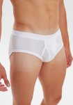 Briefs m. gylp 2-pak | 100% økologisk bomuld | Hvid -JBS