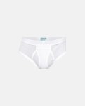 Briefs m. gylp 2-pak | 100% økologisk bomuld | Hvid -JBS