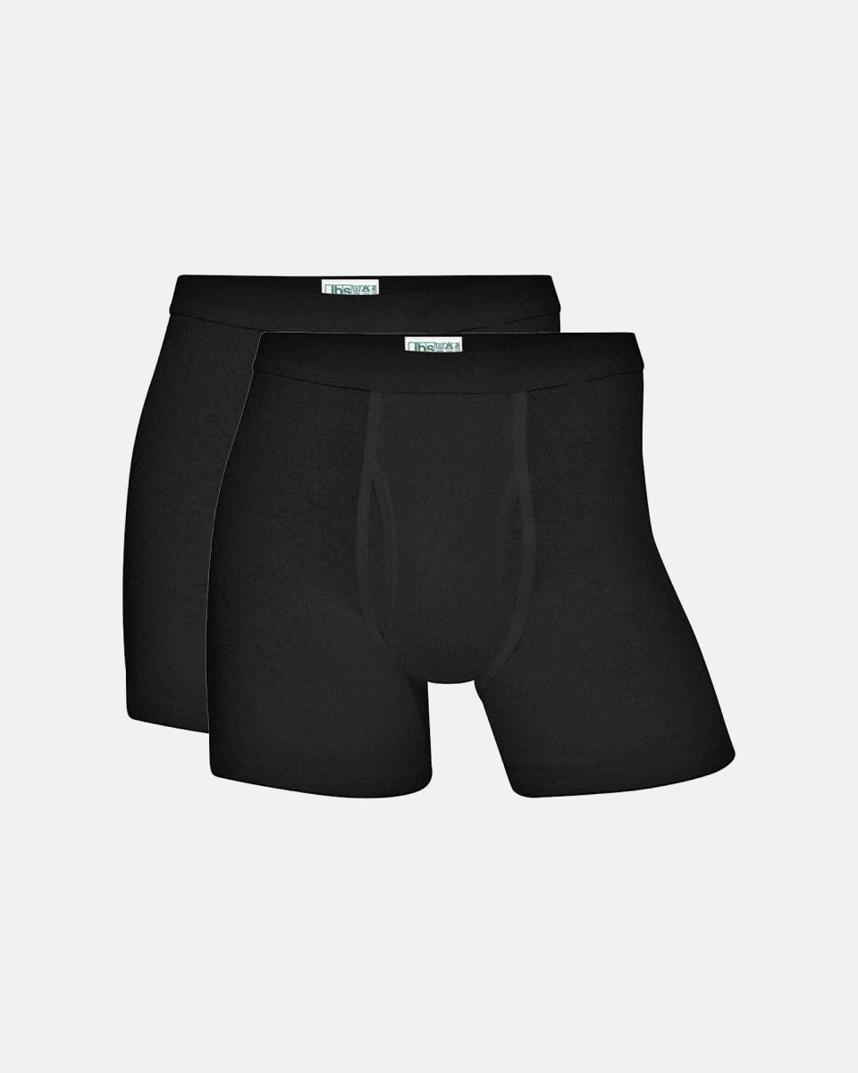JBS Tights m. gylp | 2-pak | 100% økologisk bomuld | Sort - S