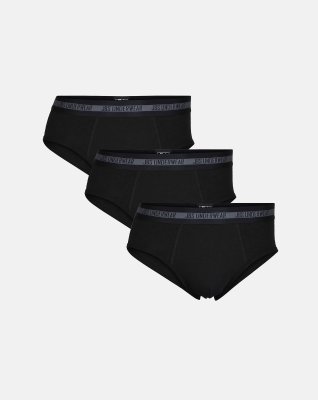 Briefs 3-pak, Bambusviskose, Sort