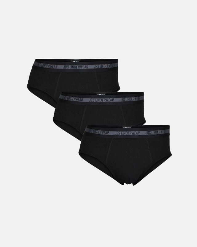 JBS 3-pak FSC bambus trusser i sort til herre