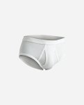 Briefs m. gylp "light", 100% bomuld, Hvid