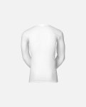 Langærmet t-shirt "grandad" | 100% bomuld | Hvid -JBS