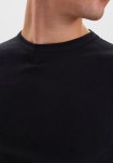Langærmet t-shirt "original", 100% bomuld, Sort