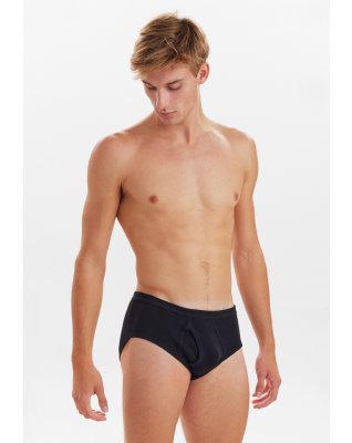 Briefs m. gylp "original", 100% bomuld, Sort