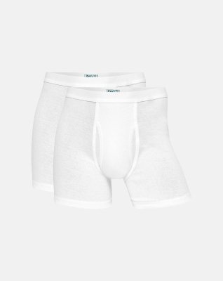 Tights m. gylp, 2-pak, 100% økologisk bomuld, Hvid
