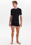 T-shirt "o-neck" 2-pak | 100% økologisk bomuld | Sort -JBS