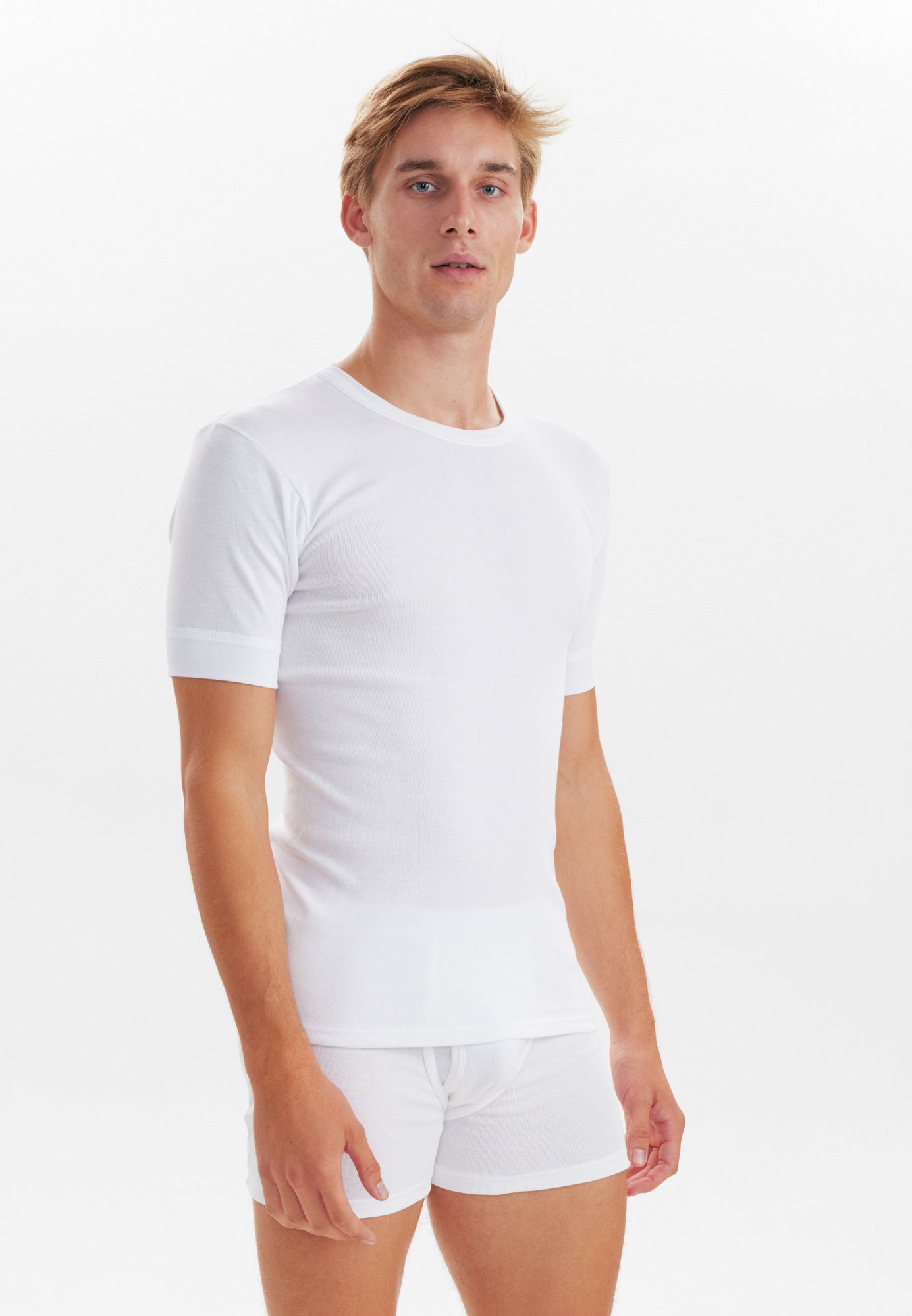 T-shirt "o-neck" 2-pak | 100% økologisk bomuld | Hvid -JBS T-shirt "o-neck" 2-pak | 100% økologisk bomuld | Hvid -JBS