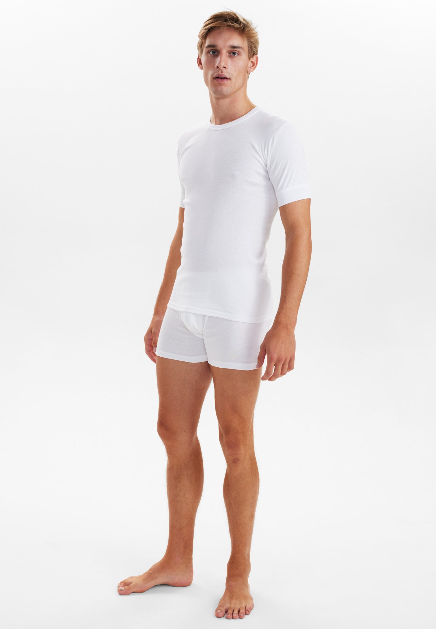 T-shirt "o-neck" 2-pak | 100% økologisk bomuld | Hvid -JBS T-shirt "o-neck" 2-pak | 100% økologisk bomuld | Hvid -JBS
