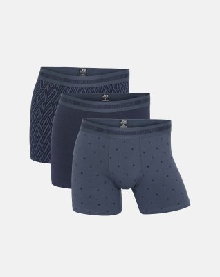 Tights 3-pak, Bambusviskose, Multifarvet