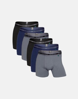 6-pak tights |  bambus | multifarvet -JBS