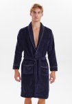 Badekåbe | 100% velour bomuld | Marine -JBS