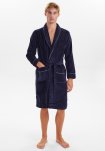 Badekåbe | 100% velour bomuld | Marine -JBS