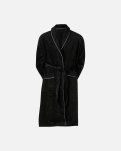 Badekåbe | 100% velour bomuld | Sort -JBS