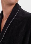 Badekåbe | 100% velour bomuld | Sort -JBS