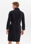 Badekåbe | 100% velour bomuld | Sort -JBS