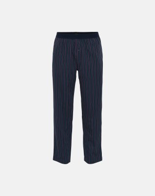 Pyjamasbukser "poplin", 100% bomuld, Stribet