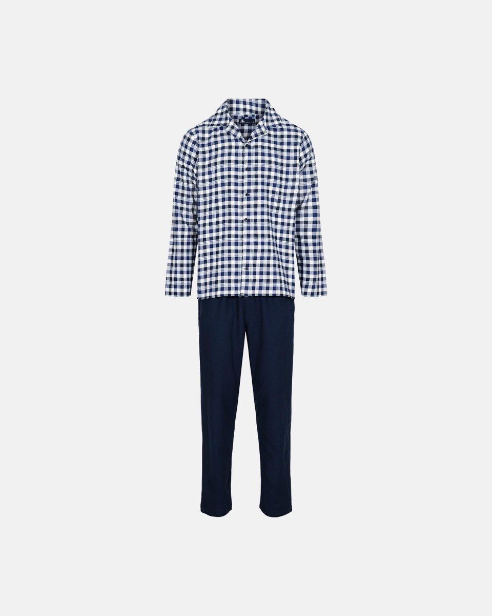JBS Pyjamas | 100% flannel bomuld | Blå - S