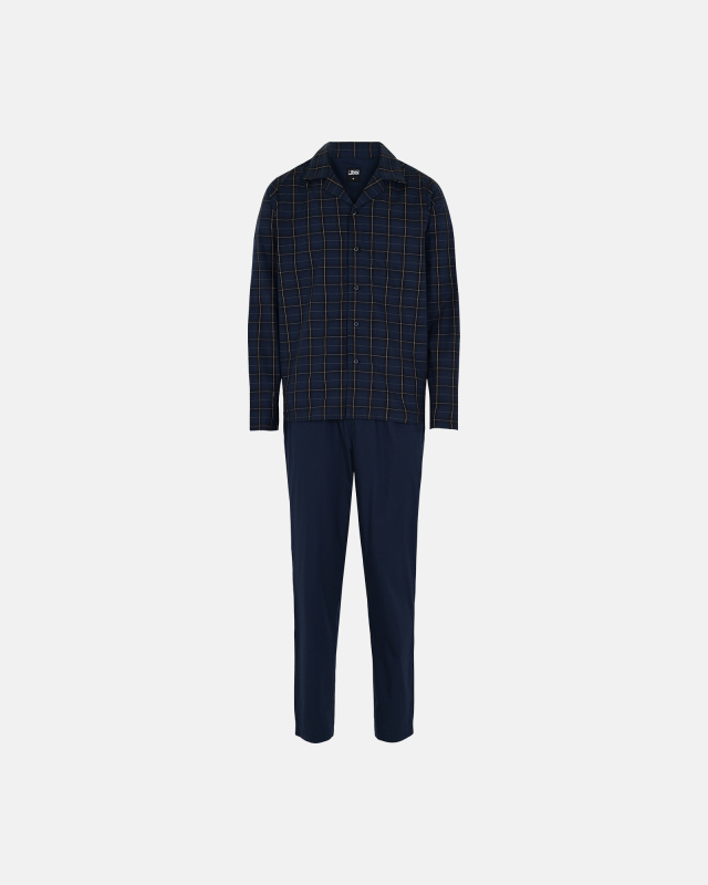 Pyjamas | 100% vævet bomuld | Navy