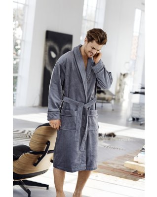 Badekåbe | 100% velour bomuld | Grå -JBS