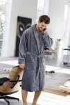 Badekåbe | 100% velour bomuld | Grå -JBS
