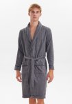 Badekåbe | 100% velour bomuld | Grå -JBS