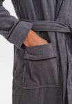 Badekåbe | 100% velour bomuld | Grå -JBS