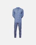 Pyjamas | 100% vævet bomuld | Blå -JBS