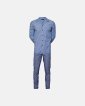 Pyjamas | 100% vævet bomuld | Blå - JBS