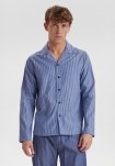 Pyjamas | 100% vævet bomuld | Blå -JBS