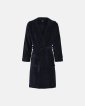 Badekåbe m. hætte | 100% velour bomuld | Navy - JBS