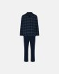 Pyjamassæt "flannel" | 100% bomuld | Blåternet - JBS