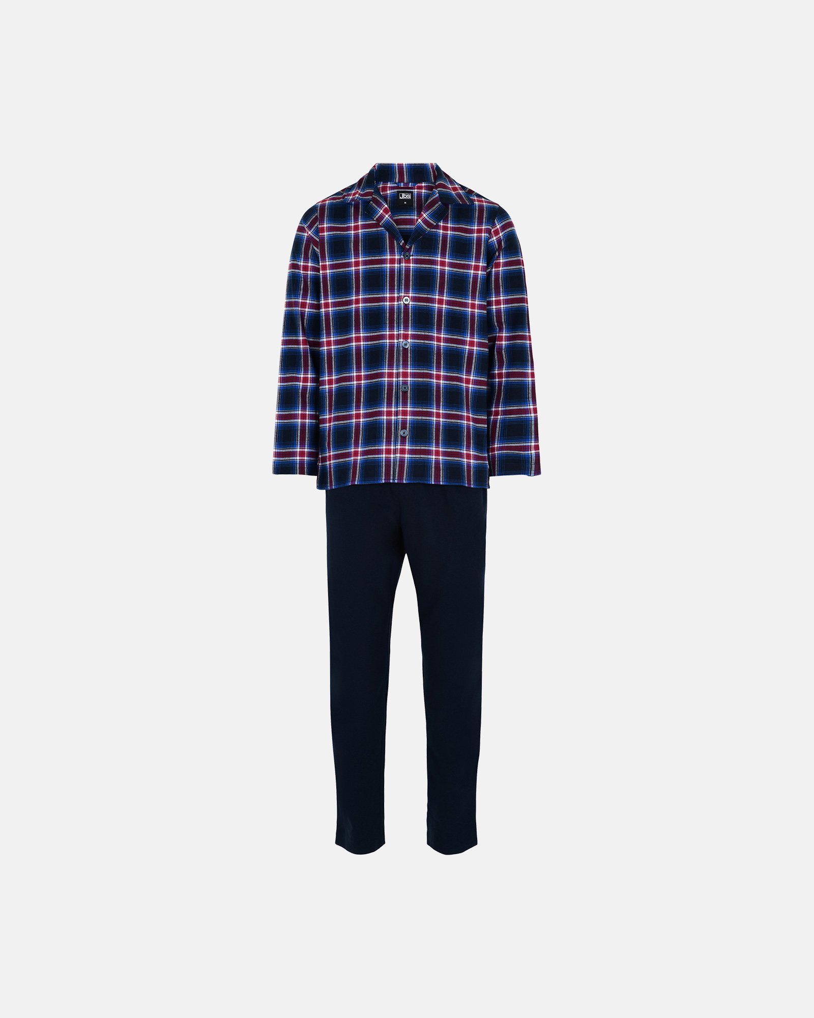 Pyjamassæt "flannel" | 100% bomuld | Blå og rødternet -JBS Pyjamassæt "flannel" | 100% bomuld | Blå og rødternet -JBS