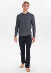 Pyjamas "jersey" | 100% bomuld | Grå -JBS
