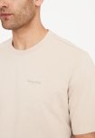 T-shirt 'tas', 100% bomuld, Sand