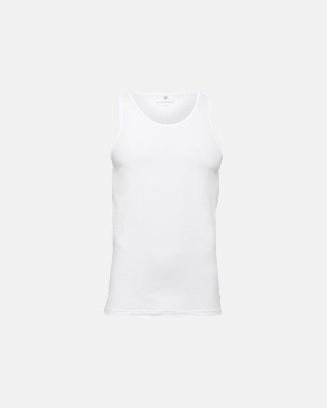 Tanktop (singlet) | Bambusviskose | Hvid